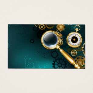 Lupa no estilo Steampunk