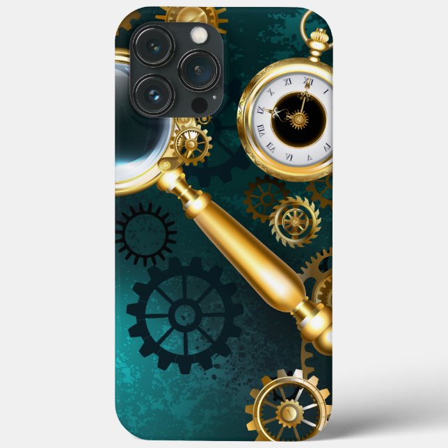 Lupa no estilo Steampunk (Verso)