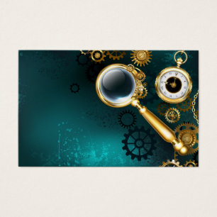 Lupa no estilo Steampunk