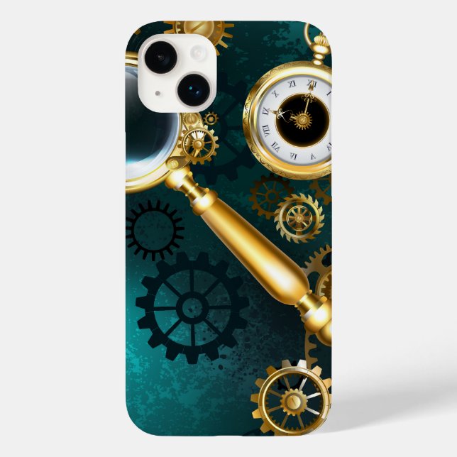 Lupa no estilo Steampunk (Verso)