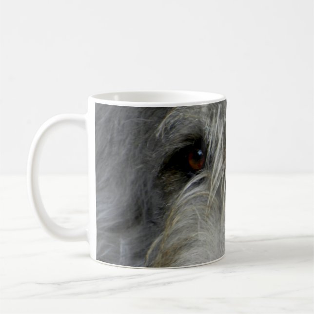Lurcher acima próximo - caneca uma (Esquerda)