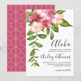 Luscious Deixa O Convite De Casamento Havaiano
