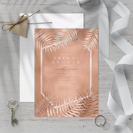 Lush Palm Leaf Chá de panela Terra Cotta ID956