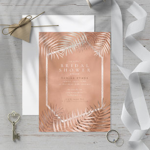 Lush Palm Leaf Chá de panela Terra Cotta ID956