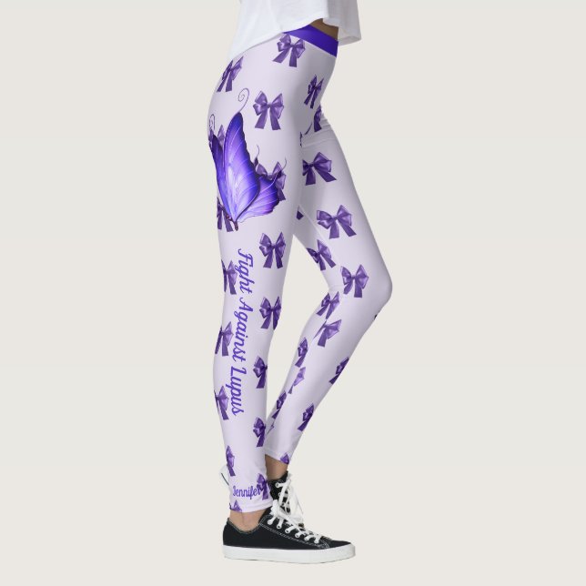 Luta contra as leggings femininas de texto persona (Direita)