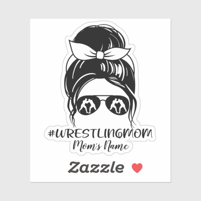 Luta personalizada e adesivo da mãe (Folha)