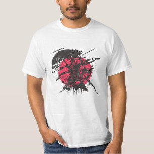 Lutador Sombra Chinês Camiseta T de Guerreiro de
