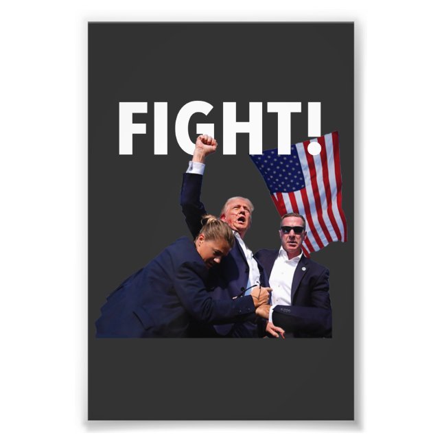 Lutar Contra O Trump 2024 Sobrevivido À Foto Na Ma (Frente)