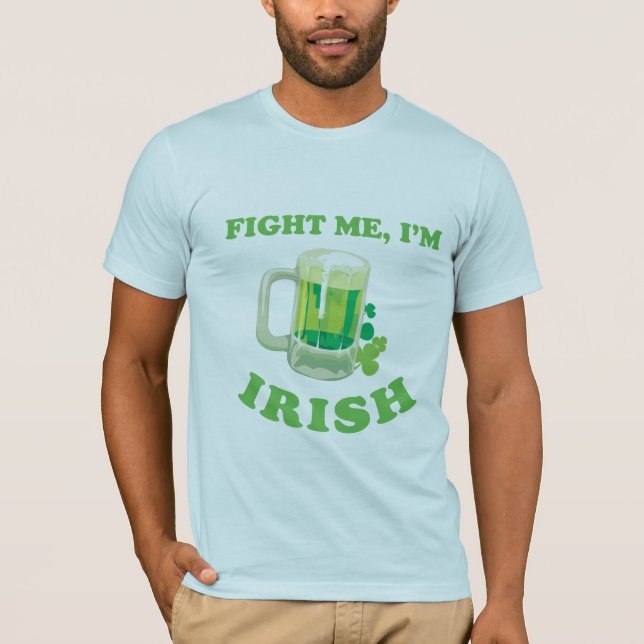LUTE-ME t-shirt do IRLANDÊS IM (Frente)