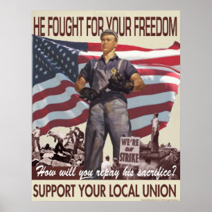Lutou por sua liberdade -- Poster da Pro-União