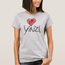 LUV YINZ LADY É T-SHIRT