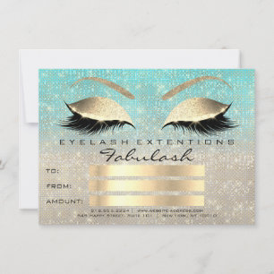 Lux Lashes Blue Ivory Dourada Makeup Certificate G