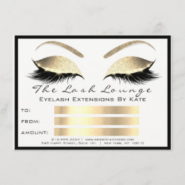 Lux Lashes White Gold Maquiagem Dourada Certificad