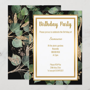 LUXE EUCALYPTUS PRETO SAGE GREEN SAGE CONVITE
