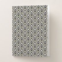 Luxe Preto e Branco Art Deco 