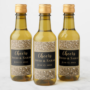 Lúxias Alegres Mini Vinho Rótulo Dourado Pearis 