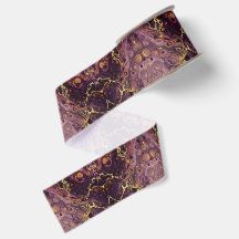 Luxo Ameixa Roxo E Dourado