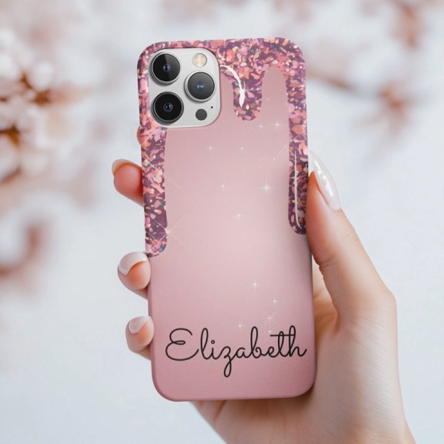 Luxo em Ouro Rosa com Glitter Brilhante (Criador carregado)