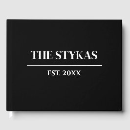 Luxo | Livro de Convidados sobre Casamentos Mínimo