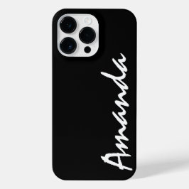 Luxo Personalizado Nome Monograma iPhone 