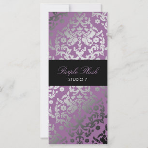 Luxuoso do roxo do damasco do brilho 311