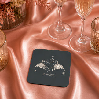 Luxuoso Porta-Copos de Papel para Casamento Barroc