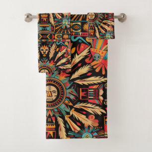 Luxurioso "Sonho Aztec" Plush Bath Toalha
