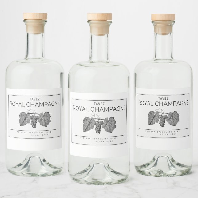 Luxury Bottle Label Design (Garrafas)