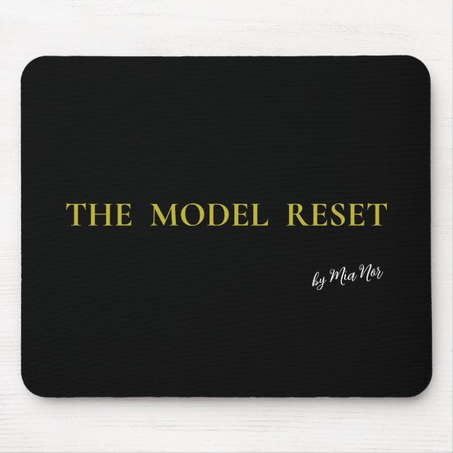 Luxury Deep Burgundy & Gold Parisian Chic Mousepad (Frente)