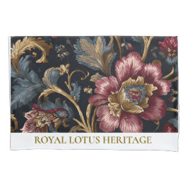 Luxury Indian Floral Pillowcase Vintage Royal