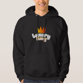 Luxury King Hoodie | Camisa preta