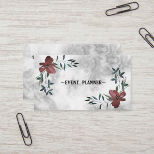  Luxury Legal Silver Marble Cartão de visita