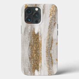 Luxury Marble Dourada Traça branca e cinza