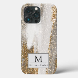 Luxury Marble Dourada Traça branca e cinza