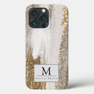 Luxury Marble Dourada Traça branca e cinza
