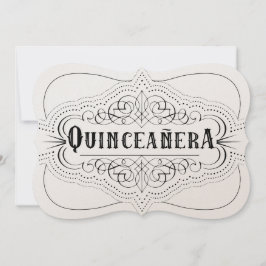 Luxury Paper Quinceañera South Western Convite