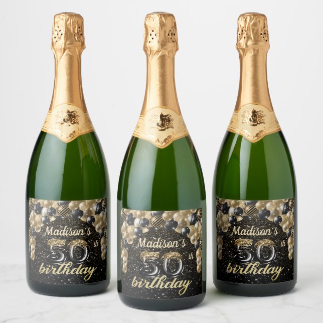 Luxury Personalizado 50º Aniversário (Garrafas)
