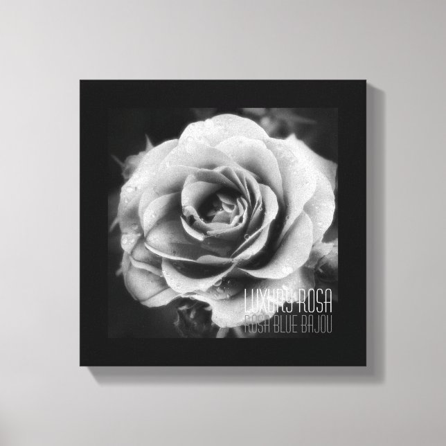 Luxury Rosa：Premium Canvas Print (Frente)