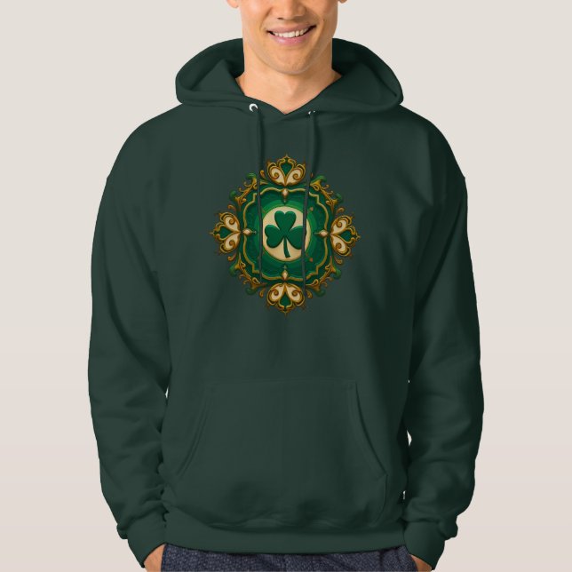 Luxury Shamrock St Patrick’s Day - camiseta (Frente)