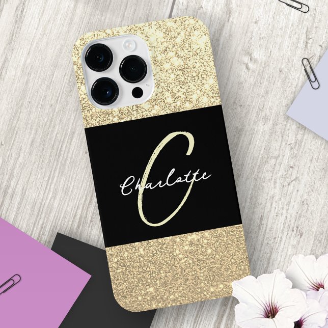 Luxury Sparkle Dourado Glitter Name (Criador carregado)