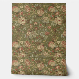 Luxury Vintage Victorian Flowers Leaves 