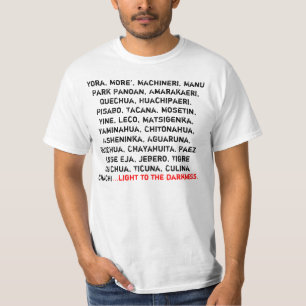 luz ao t-shirt da escuridão