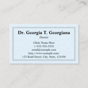 Luz - azul, cartão de visita simples, profissional