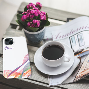 Luz azul elegante e colorida