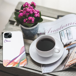 Luz azul elegante e colorida