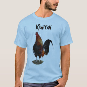 Luz básica do t-shirt de Kawitan - azul
