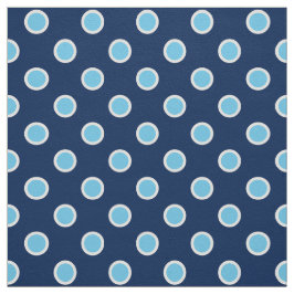 Luz - bolinhas azuis no tecido azul escuro