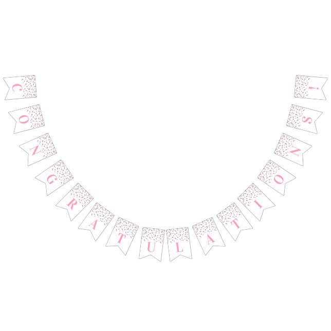 Luz da bandeira dos parabéns - confete de prata (Todos)