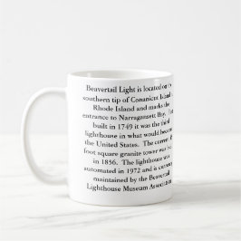 Luz de Beavertail, Rhode - caneca da ilha