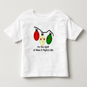 Luz de camiseta e de presentes da vida de Nana e